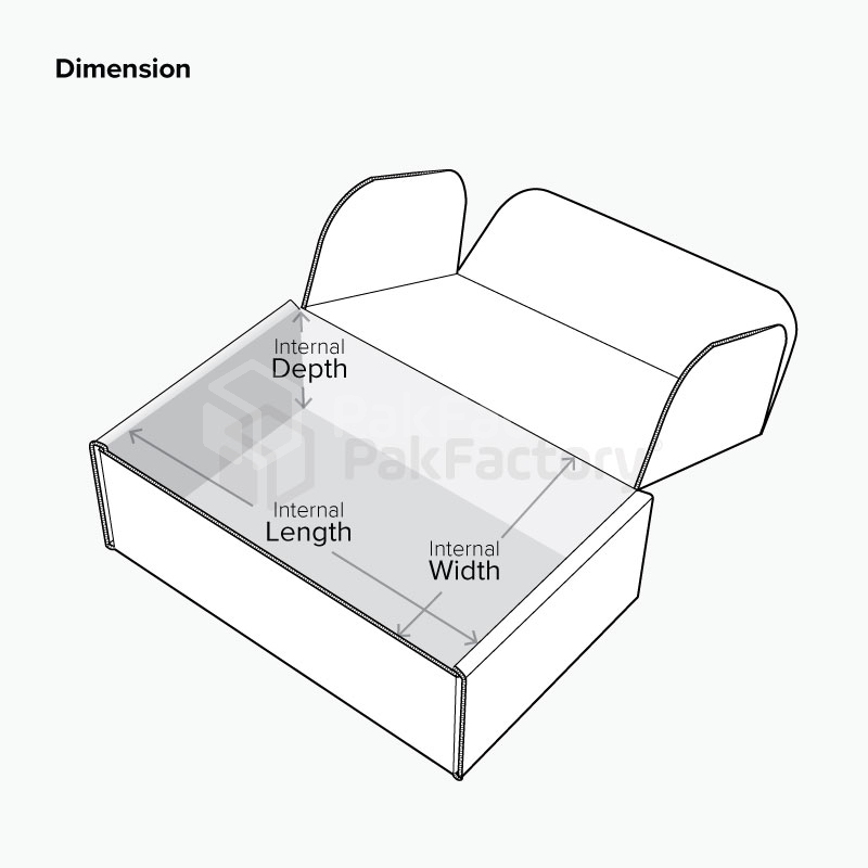 Roll End 3 Flap Lock Corrugated Box